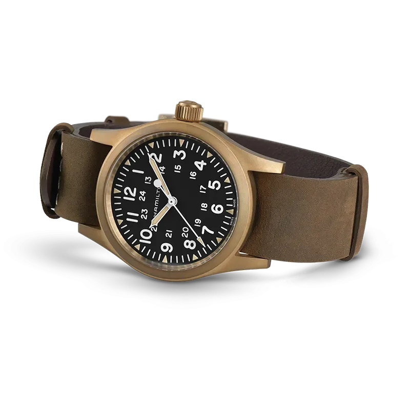 Hamilton H69459530 - Khaki Field Automatic 38 mm i G&ouml;teborg