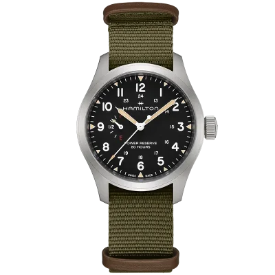 Hamilton H69509930 &ndash; Khaki Field 40 mm mekanisk klocka