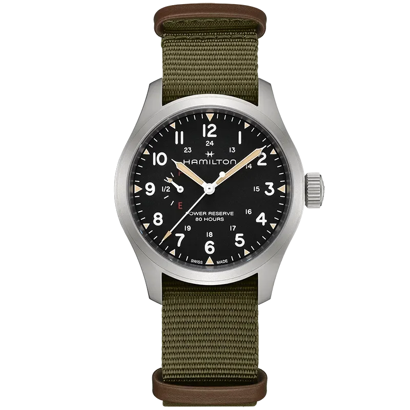 Hamilton H69509930 &ndash; Khaki Field 40 mm mekanisk klocka