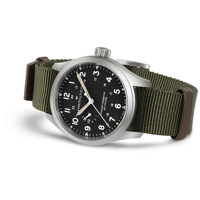Hamilton H69509930 &ndash; Khaki Field 40 mm mekanisk klocka
