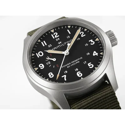 Hamilton H69509930 &ndash; Khaki Field 40 mm mekanisk klocka