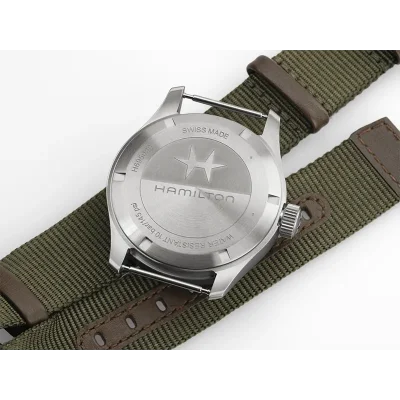 Hamilton H69509930 &ndash; Khaki Field 40 mm mekanisk klocka