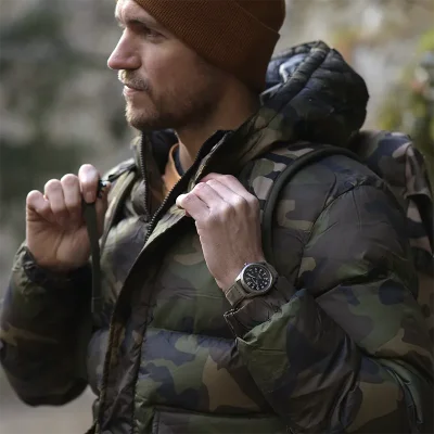 KHAKI FIELD A38-TI-BK-L-GN