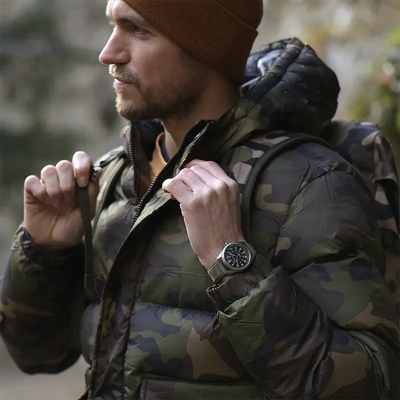 KHAKI FIELD A38-TI-BK-L-GN