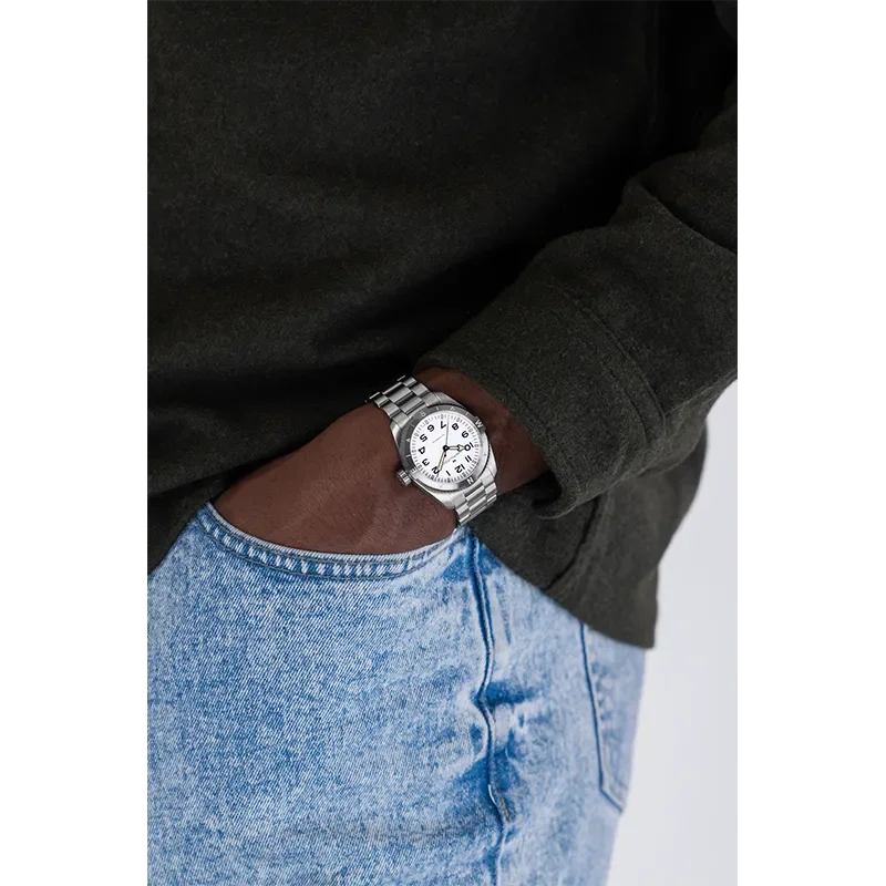 Hamilton H70225110 &ndash; Khaki Field, mekanisk klocka 37 mm