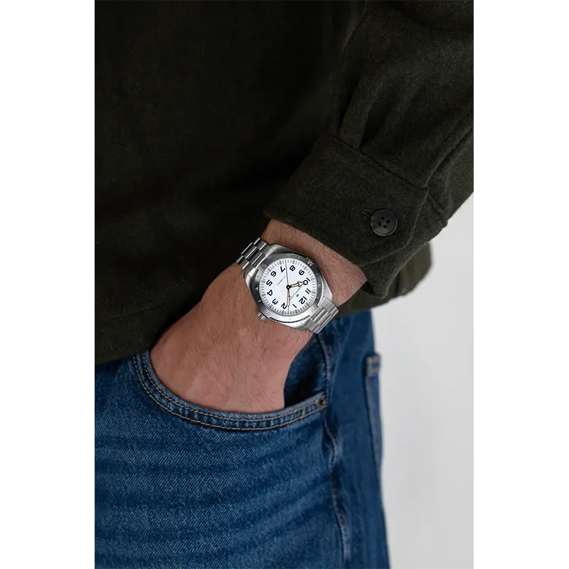 Hamilton H70315110 &ndash; Khaki Field Klocka 41mm, Mekanisk, Safirglas