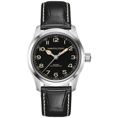 Hamilton H70405730 Khaki Field 38 mm Mekanisk klocka &ndash; Magnussons Ur G&ouml;teborg