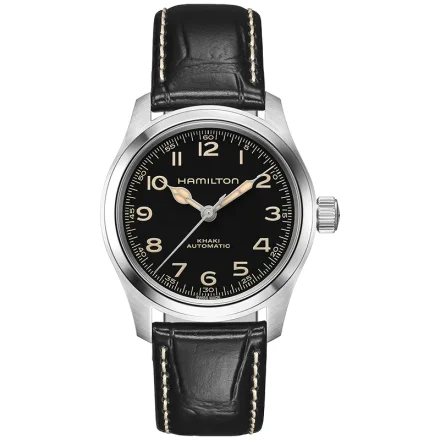 Hamilton H70405730 Khaki Field 38 mm Mekanisk klocka &ndash; Magnussons Ur G&ouml;teborg