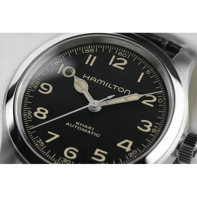 Hamilton H70405730 Khaki Field 38 mm Mekanisk klocka &ndash; Magnussons Ur G&ouml;teborg