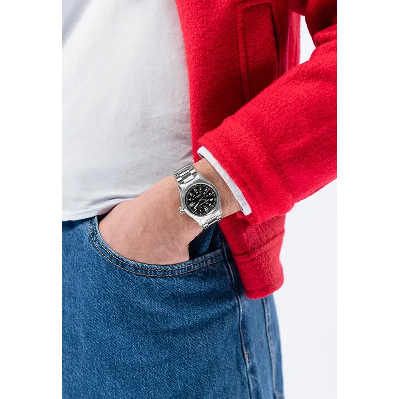 Hamilton H70455133 - Khaki Field Automatisk Klocka 38 mm