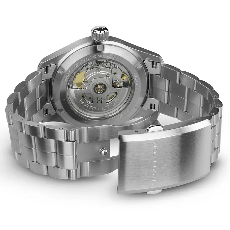 Hamilton H70455140 &ndash; Khaki Field mekanisk klocka 38 mm bl� safirglas