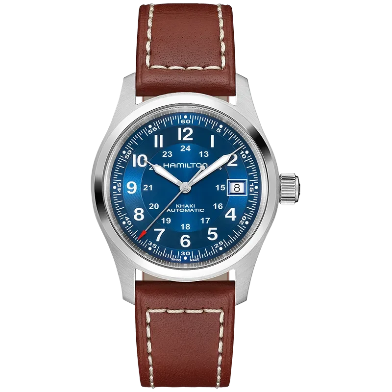 Hamilton H70455540 &ndash; Mekanisk Khaki Field klocka 38 mm bl�