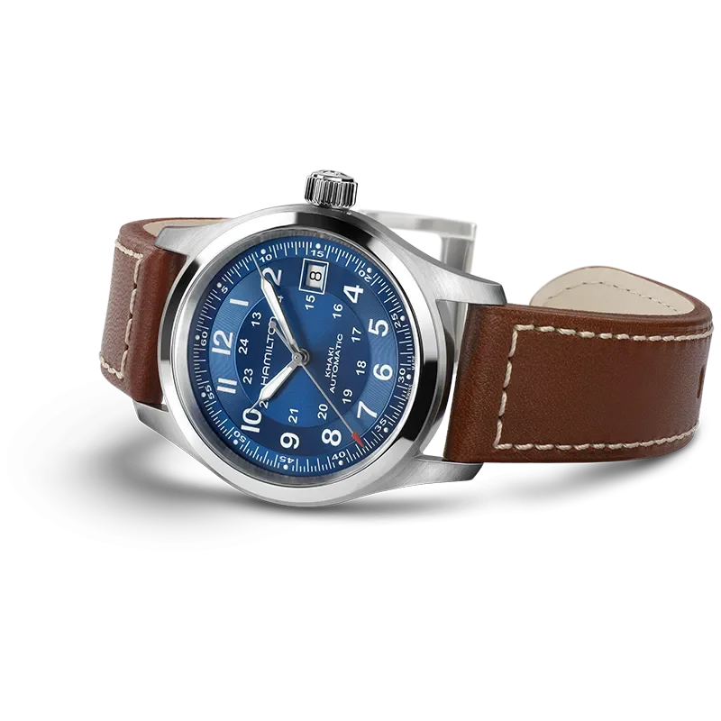 Hamilton H70455540 &ndash; Mekanisk Khaki Field klocka 38 mm bl�