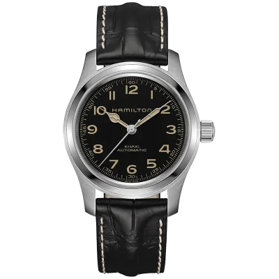 Hamilton H70605732 Khaki Field Herrklocka 42 mm Svart