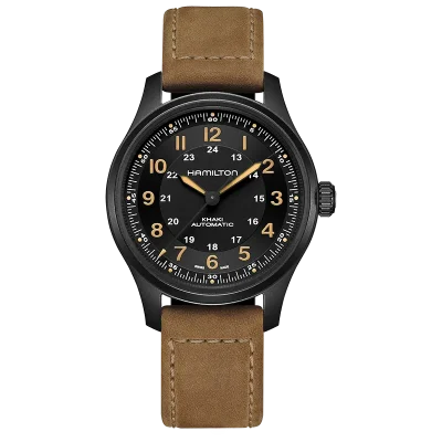 KHAKI FIELD A42-TI-PVDBK-BK-L-BW