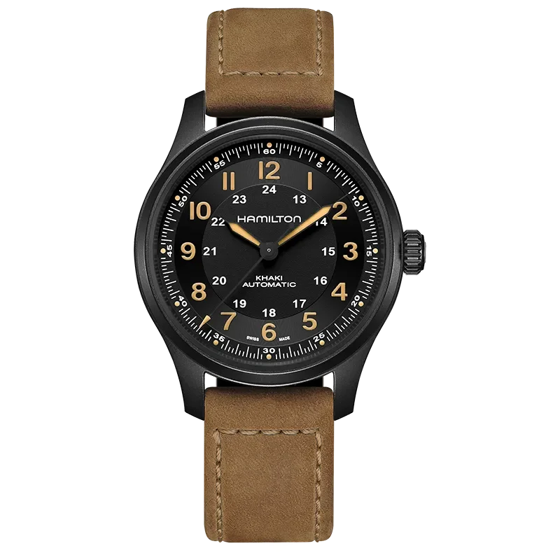 KHAKI FIELD A42-TI-PVDBK-BK-L-BW