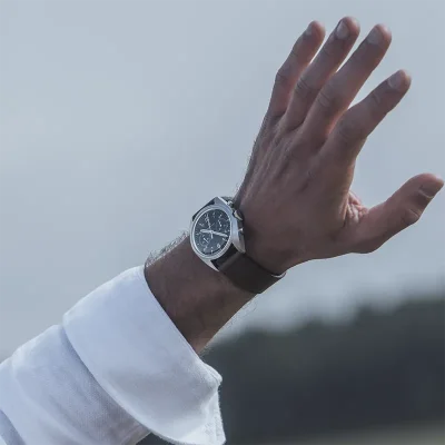 KHAKI PILOT PIONEER MC40-BK-L-BW