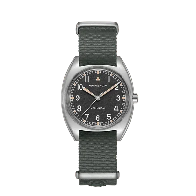 Hamilton H76419931 &ndash; Mekanisk klocka med pilotstil och vattent&auml;thet