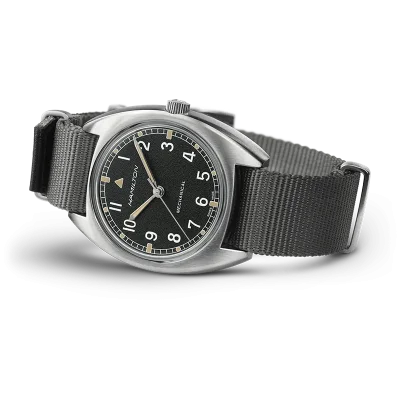 Hamilton H76419931 &ndash; Mekanisk klocka med pilotstil och vattent&auml;thet