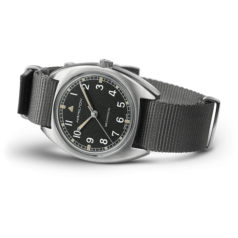 Hamilton H76419931 &ndash; Mekanisk klocka med pilotstil och vattent&auml;thet