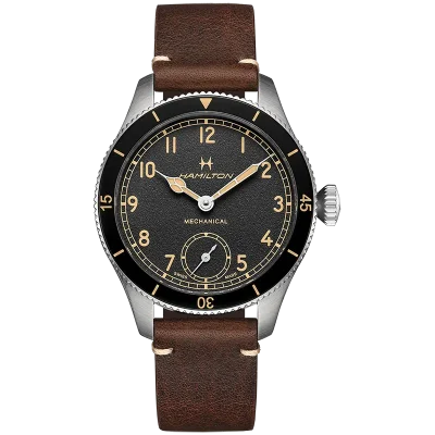 Hamilton H76719530 - Khaki Aviation Mekaniskt Ur 43 mm | Magnussons Ur