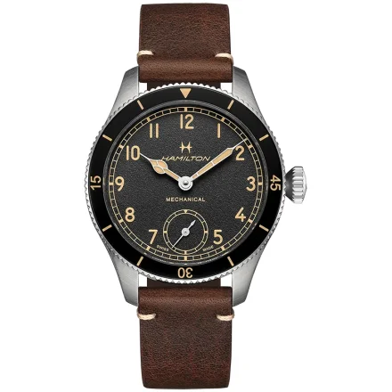 Hamilton H76719530 - Khaki Aviation Mekaniskt Ur 43 mm | Magnussons Ur