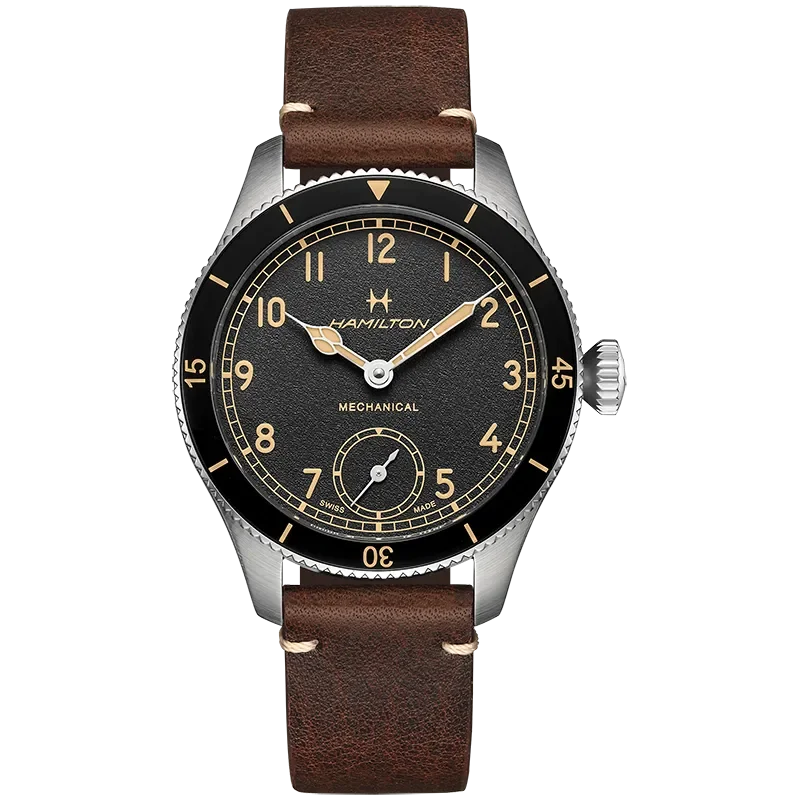 Hamilton H76719530 - Khaki Aviation Mekaniskt Ur 43 mm | Magnussons Ur