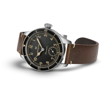 Hamilton H76719530 - Khaki Aviation Mekaniskt Ur 43 mm | Magnussons Ur
