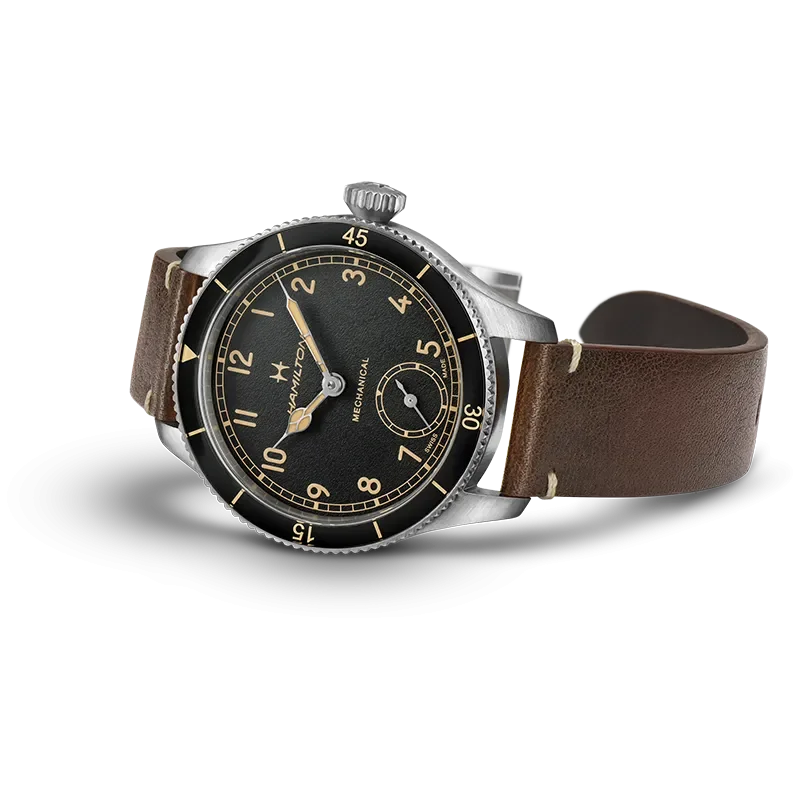 Hamilton H76719530 - Khaki Aviation Mekaniskt Ur 43 mm | Magnussons Ur