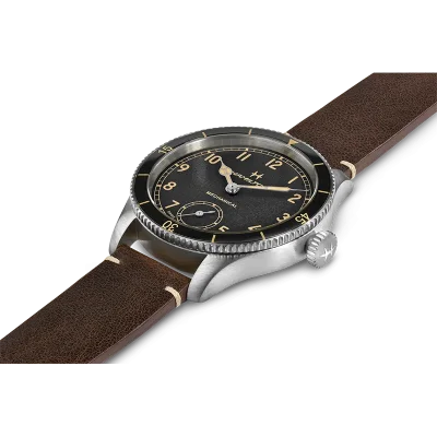 Hamilton H76719530 - Khaki Aviation Mekaniskt Ur 43 mm | Magnussons Ur