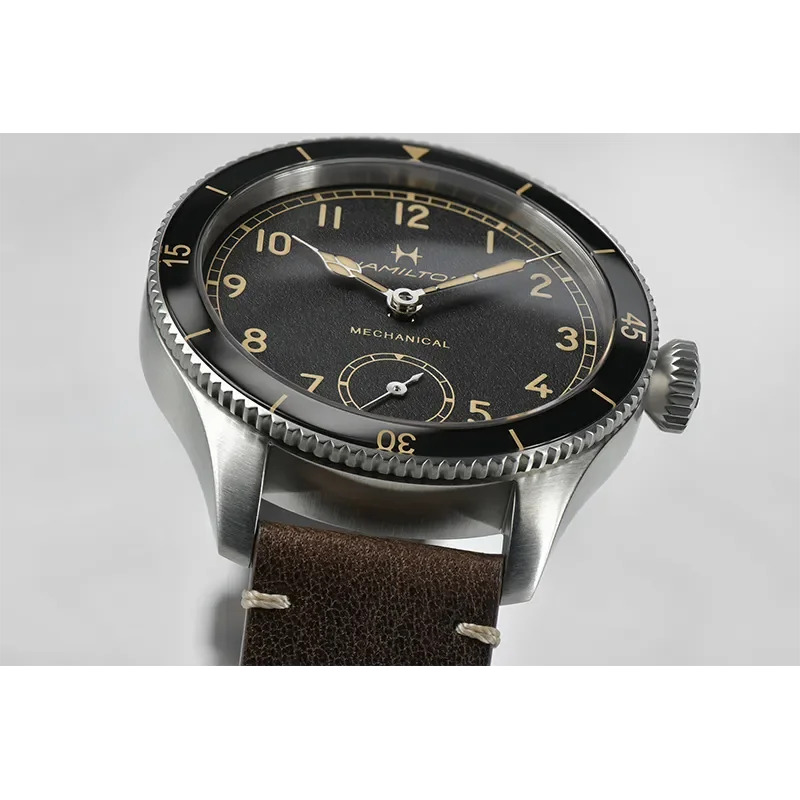 Hamilton H76719530 - Khaki Aviation Mekaniskt Ur 43 mm | Magnussons Ur