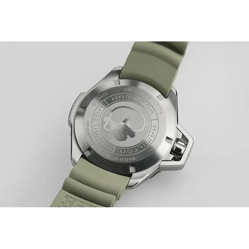 Hamilton H77455331 Khaki Navy 41 mm Mekanisk klocka