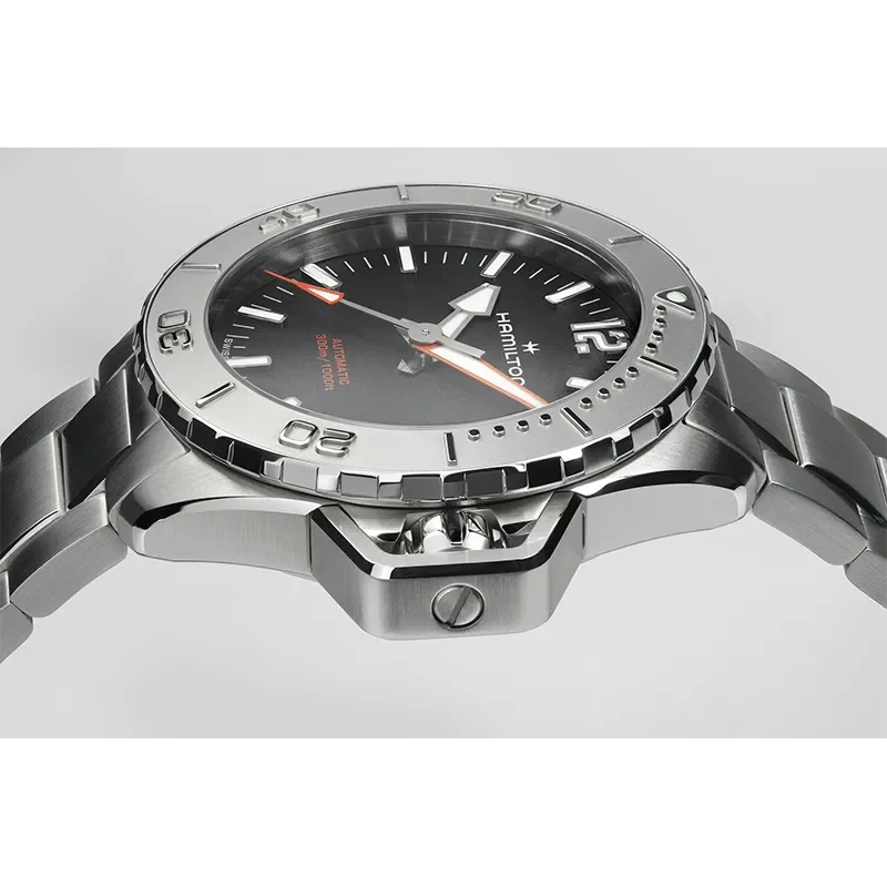 Hamilton H77485130 &ndash; Khaki Navy, Mekanisk klocka 41 mm vattent&auml;t