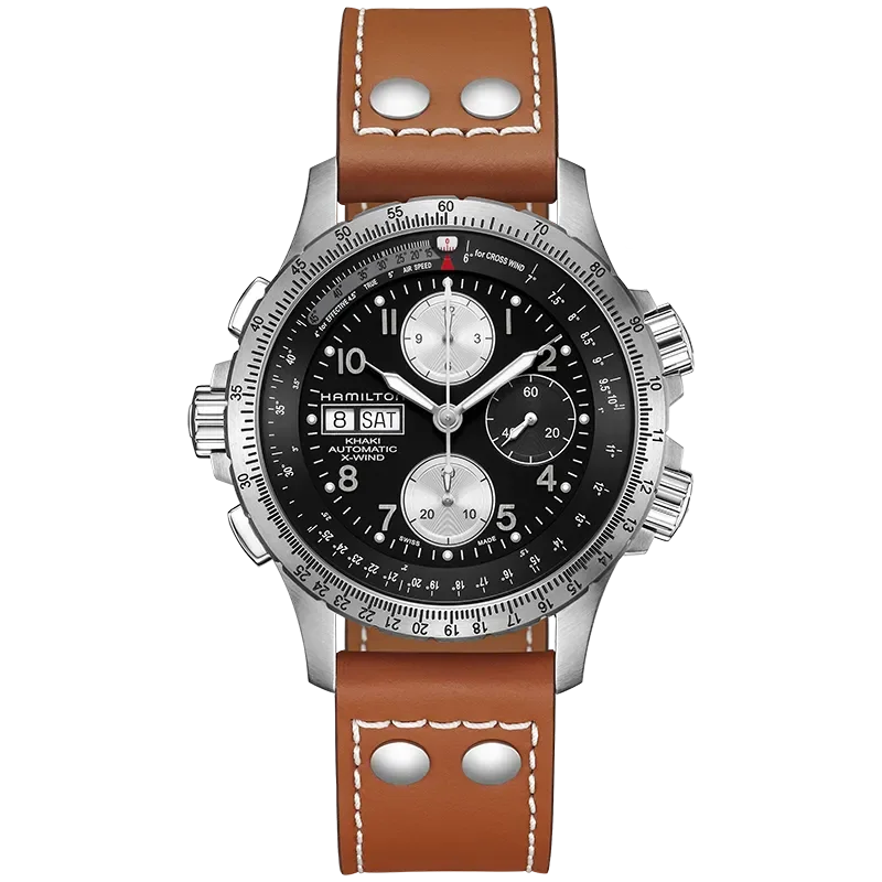 Hamilton H77616533 &ndash; Kvartsur med mekaniskt urverk och safirglas