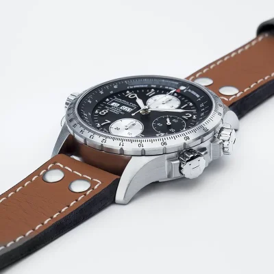 Hamilton H77616533 &ndash; Kvartsur med mekaniskt urverk och safirglas