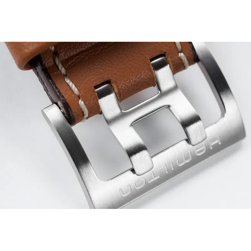 Hamilton H77616533 &ndash; Kvartsur med mekaniskt urverk och safirglas