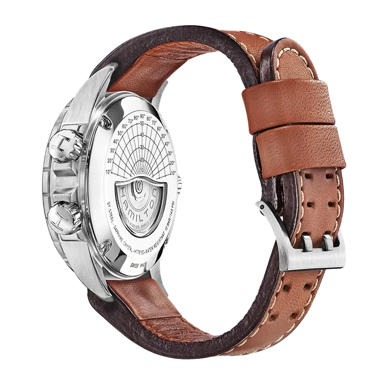 Hamilton H77616533 &ndash; Kvartsur med mekaniskt urverk och safirglas