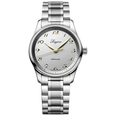 LONGINES SILVERED 12 ARAB YELLOW 2N