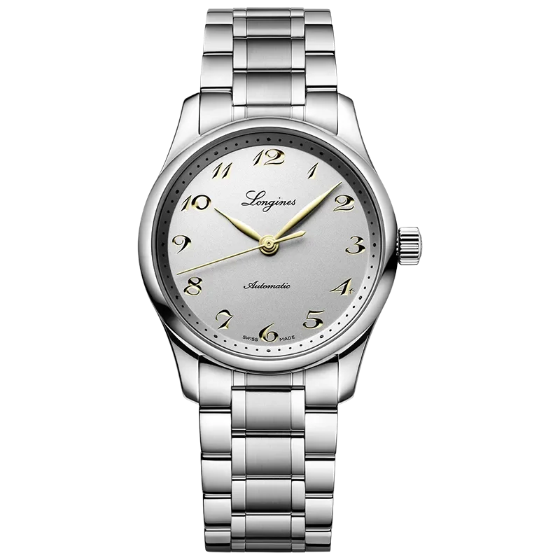 LONGINES SILVERED 12 ARAB YELLOW 2N