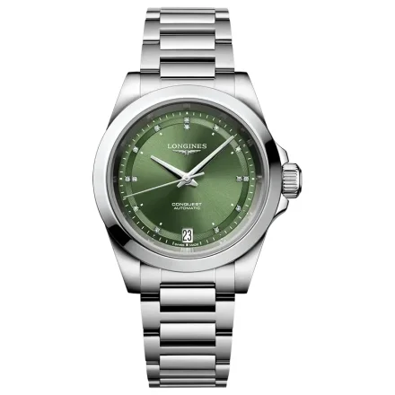 LONGINES GREEN 14 DIAMONDS