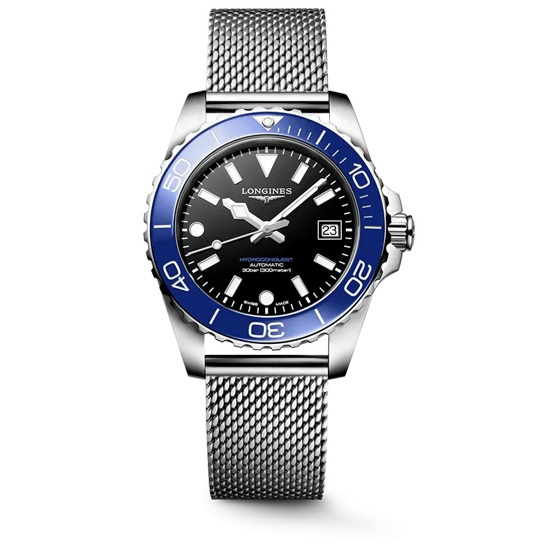 BLACK 11 INDEX BEZEL LUMINOUS BLUE