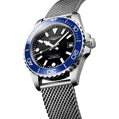 BLACK 11 INDEX BEZEL LUMINOUS BLUE