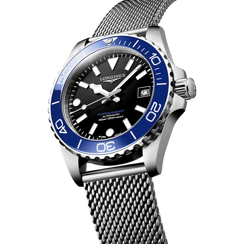 BLACK 11 INDEX BEZEL LUMINOUS BLUE