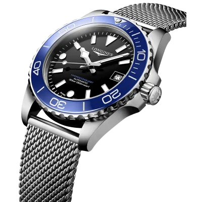 BLACK 11 INDEX BEZEL LUMINOUS BLUE