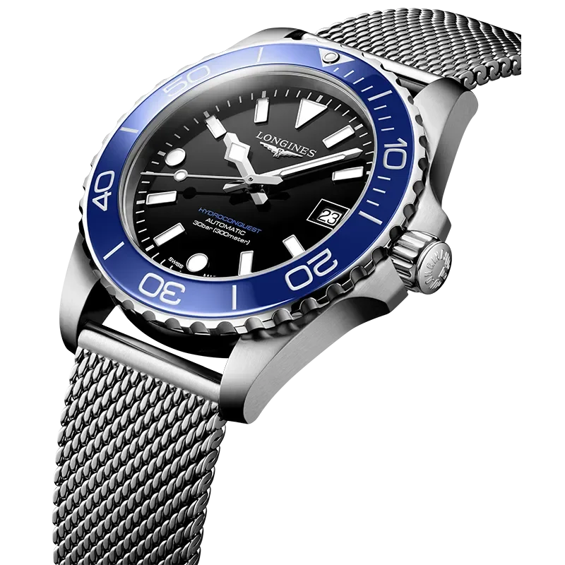 BLACK 11 INDEX BEZEL LUMINOUS BLUE