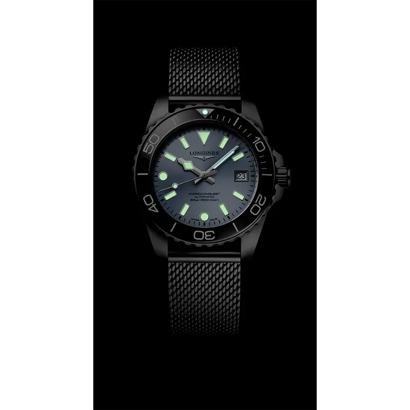 FROSTED BLUE 11 INDEX BEZEL BLACK