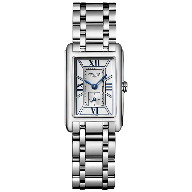 LONGINES WHITE SILVER 4 ROMAN 8 INDEX