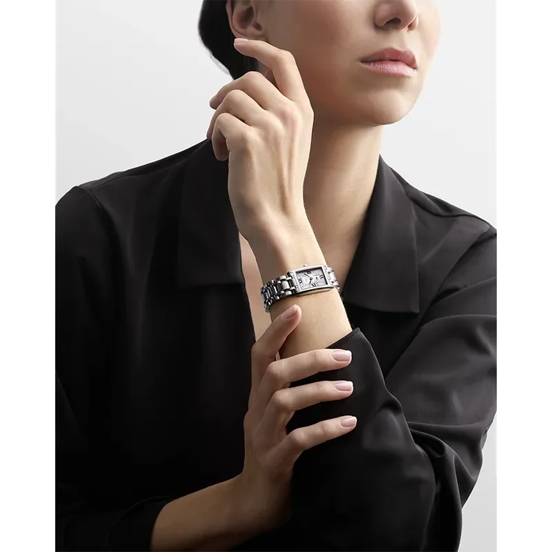 LONGINES WHITE SILVER 4 ROMAN 8 INDEX