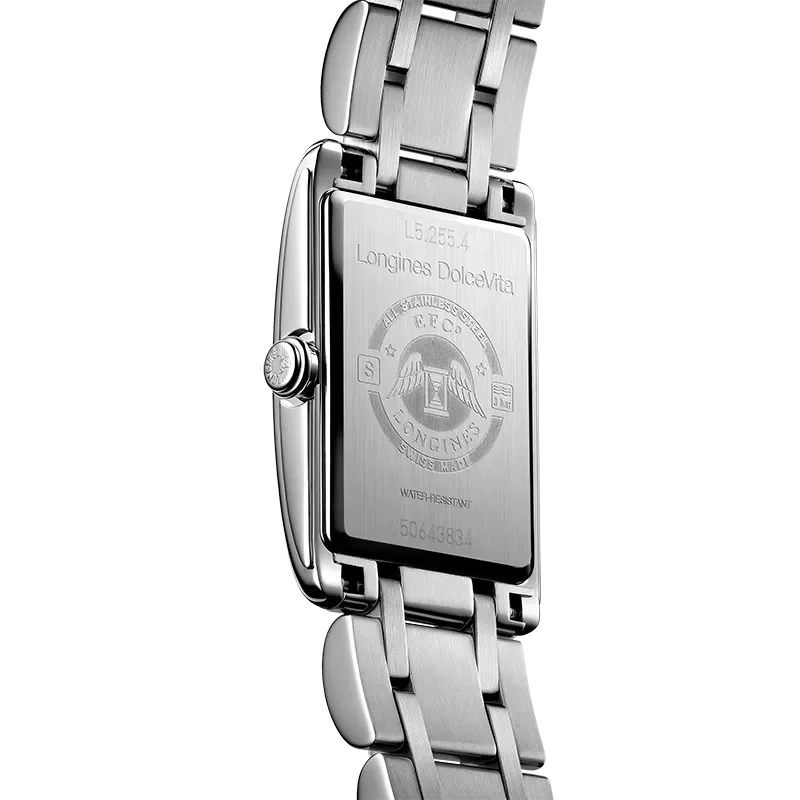 LONGINES WHITE SILVER 4 ROMAN 8 INDEX