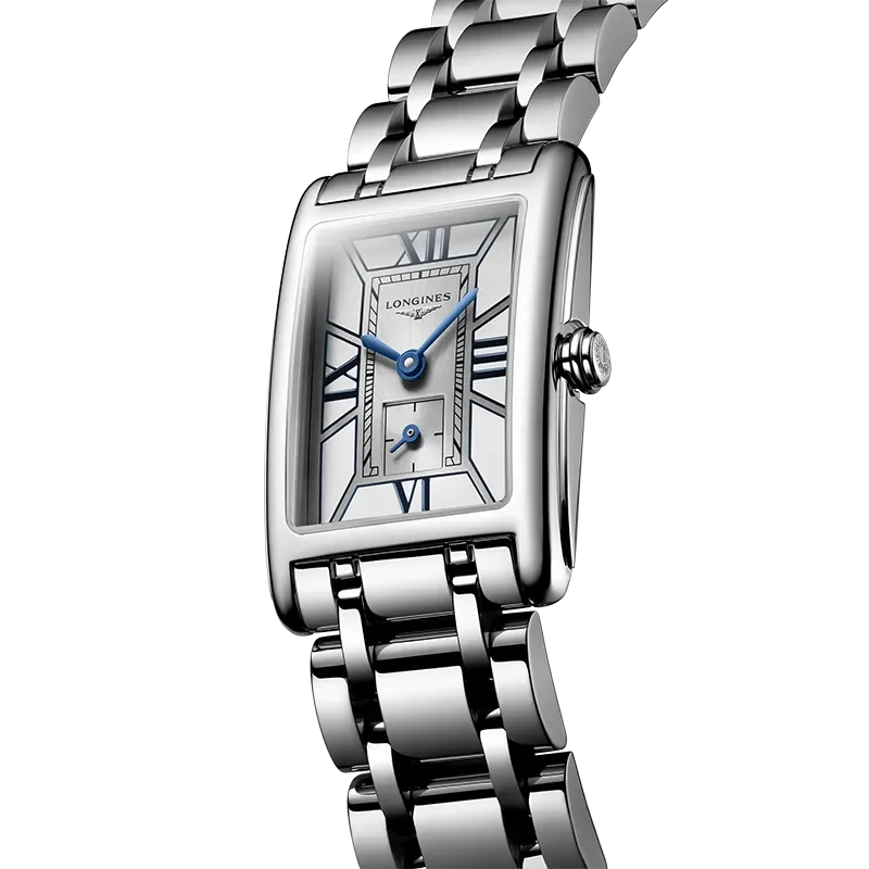 LONGINES WHITE SILVER 4 ROMAN 8 INDEX